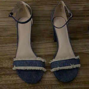 Denim Heels ~ Kelly and Katie